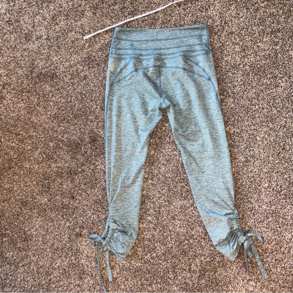 Women's Blue Athletic Leggings - Picture 10 of 12